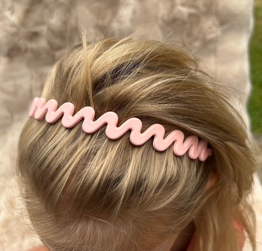 Light pink Wavy HeadBand