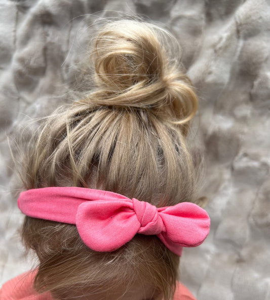 Pink Rounded Bow